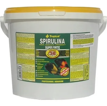 Krmivo pro rybičky TROPICAL Super Spirulina 21l vědro