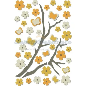 Samolepící dekorace Samolepicí 3D pěnová dekorace 47x70cm Crearreda 58502