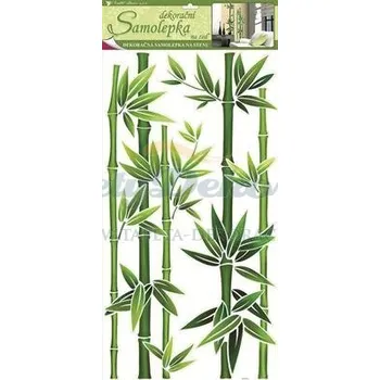 Samolepící dekorace Samolepící dekorace na zeď (69 x 32cm) Room Decor bambus zelený 1330