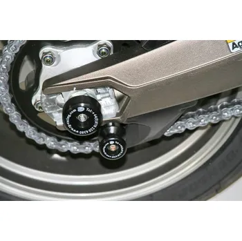 R&G Racing M8 Ochranné špulky do kyvky (pár), Aprilia Mana '08-, černé