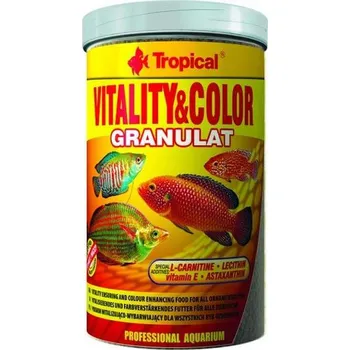 Krmivo pro rybičky TROPICAL Vitality Color granulát 250ml