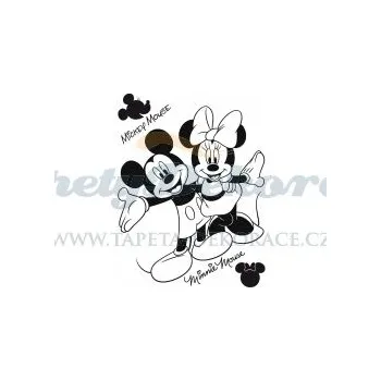 Samolepící dekorace Samolepicí dekorace Mickey mouse velour AGF00875 (65 x 85 cm) AG Design
