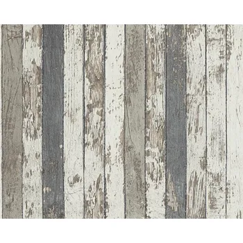 Tapeta Vliesová tapeta dřevěné prkno 95914-2 / Vliesové tapety na zeď 959142 Dekora Natur 6 AS (0,53 x 10,05 m) A.S.Création