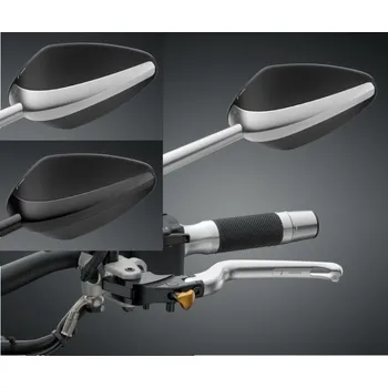 Zrcátko pro motocykl Rizoma Zpětné zrcátko Rizoma VELOCE NAKED, E-mark, univerzální - LEVÉ nebo PRAVÉ pro motocykly, různé barvy Černá-Hliník