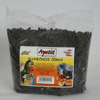 Krmivo pro ptáka Apetit - slunečnice černá 12 x 400 g
