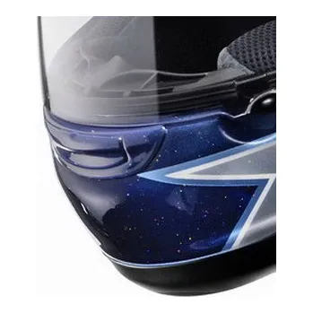 Helma na motorku Arai ARAI větrák bradový Diamond Blue pro přilby Arai RX7 GP a QUANTUM-ST (kus) Modrá