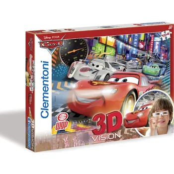 3D puzzle Clementoni Puzzle 3D Cars 2 20044 104 dílků