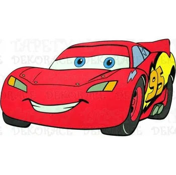 Samolepící dekorace Pěnová figurka 27x52cm Cars D23563