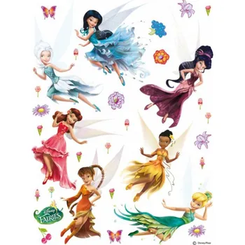 Samolepící dekorace Samolepicí dekorace pro děti Víly, Zvonilka DK1769 / Samolepící nálepka Fairies (65 x 85 cm) AG Design