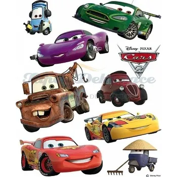 Samolepící dekorace Dětská samolepicí dekorace Disney Cars 21083 / Samolepka pro děti Auta AG Design (65 x 85 cm)