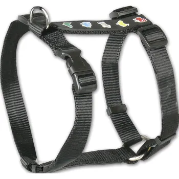 Postroj pro psa Postroj Ethnic černý 2 x 50 - 70 cm