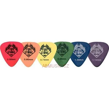 Trsátko Trsátko Fire&Stone Tortex 0,88 mm Zelené (Trsátka na kytaru Tortex Green)