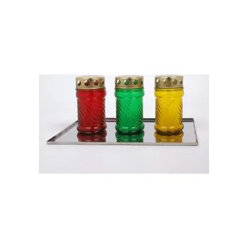 Smuteční dekorace Podložka na 3 svíčky