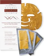 Inventia Zlatá maska s přírodním rybím kolagenem 3 ks