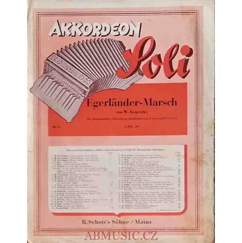 Noty pro akordeon - harmoniku 24