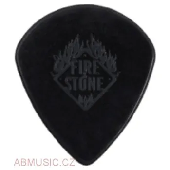 Trsátko Trsátko Fire&Stone Jazz 1,38 mm Černé (Trsátka na kytaru Špička Pointed head)