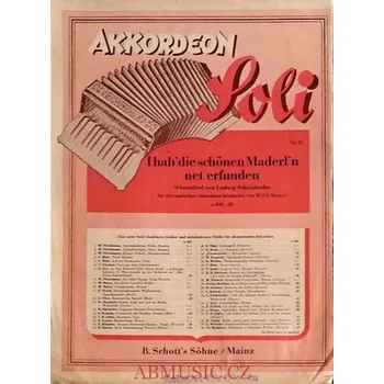 Noty pro akordeon - harmoniku 22