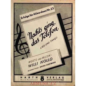 Noty pro akordeon - harmoniku 23