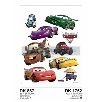 Samolepící dekorace Samolepící dekorace na zeď 42,5 x 65cm Disney Cars AGF1752 AG Design