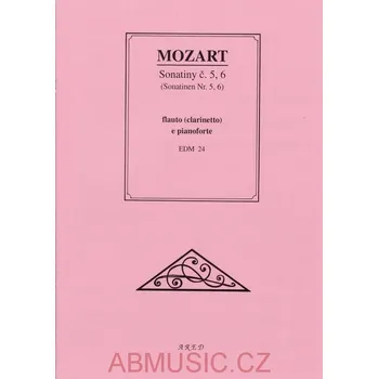 Mozart W.A. - Sonatiny č. 5, 6 (Sonatinen nr. 5, 6 - flétna, klarinet a klavír.)