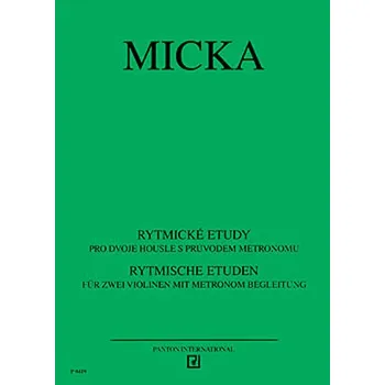 Micka Josef - Rytmické etudy 1. (Noty pro housle)