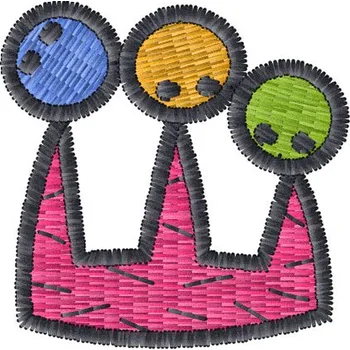 Nášivka 3 panáčci postavičky, dětské, edice speciál