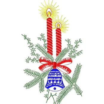 Vánoční dekorace Výšivka Vánoční motiv 5 ubrousky, prostírky, dečky, vánoční