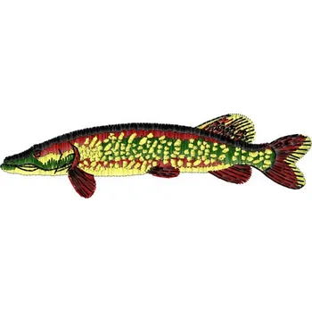 Nášivka Nášivka Štika rybařské motivy, nášivky, vodní, zvířata