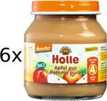 Holle Bio 100% jablíčko 6 × 125 g