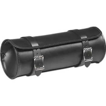 Zavazadlo na motocykl Highway Hawk Válec na nářadí Ledria, hladký, kůže Černá