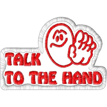 Nášivka Nášivka Talk to the hand smajlíci, nášivky