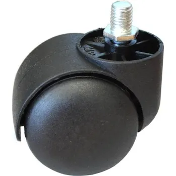 Pojezdové kolečko Náhradní kolečko k taburetům Detail - černé (B-20š)