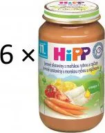Hipp Jemné těstoviny s mořskou rybou a rajčaty 6 × 220 g