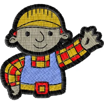 Nášivka Nášivka Borek polovina profese, nášivky, postavičky, dětské