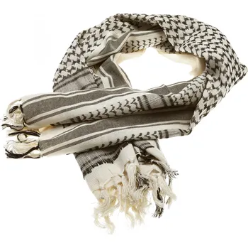 Šátek Šátek shemag, 110x110, bílo, černý, ACM