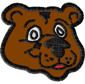 Nášivka Medvěd Hlava zvířátka, dětské, zvířata
