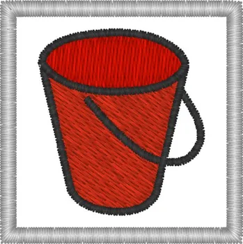 Nášivka Nášivka Kyblík hračky, dětské, značky pro mš, nášivky