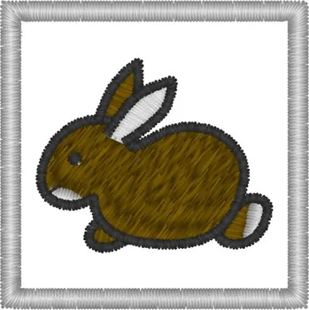 Nášivka Králík zvířátka, dětské, značky pro mš, nášivky