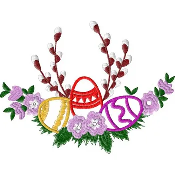 Velikonoční dekorace Výšivka Velikonoční motiv 3 ubrousky, prostírky, dečky, velikonoční