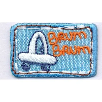 Nášivka brum brum dopravní prostředky, dětské