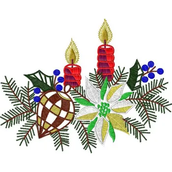 Vánoce Výšivka Vánoční motiv 9 ubrousky, prostírky, dečky, vánoční