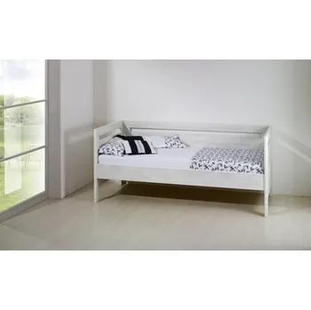 Postel BMB Postel Tina s vysokými čely ostrá - imitace dřeva Dekor: Dub Bardolino, Rozměr: 90 x 200 cm