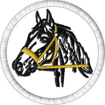 Nášivka Nášivka G738 hlava western, nášivky, koně, zvířata