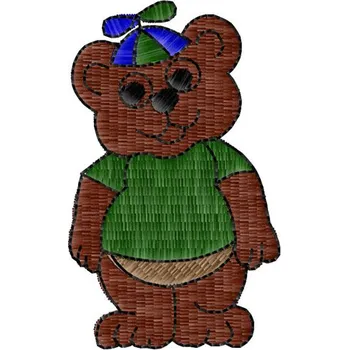 Nášivka Nášivka Medvěd s čepicí zvířátka, dětské, zvířata