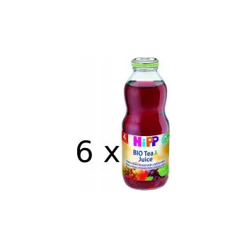 Hipp Bio Nápoj se šťávou z červených plodů a šípkovým čajem  6 × 500 ml
