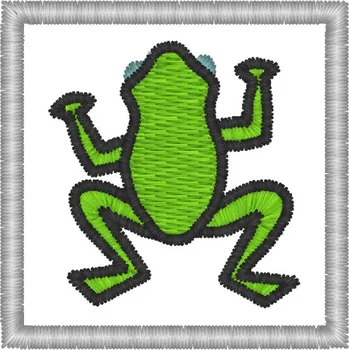 Nášivka Nášivka Žabka zvířátka, dětské, značky pro mš, nášivky