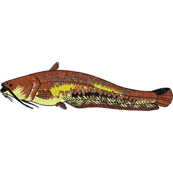 Nášivka Nášivka Sumec velký rybařské motivy, nášivky, vodní, zvířata