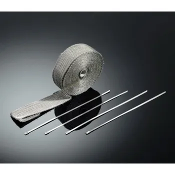 Výfuk pro motocykl Highway Hawk Highway Hawk Žáruvzdorná omotávka výfukových svodů motocyklu, titanová (15m) Titan