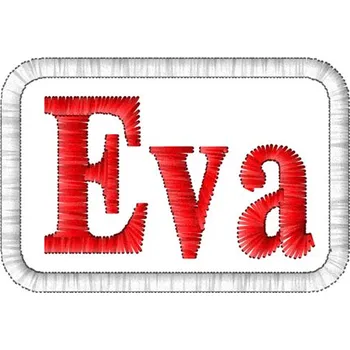 Nášivka Nášivka Eva nášivky ženských jmen, jmenovky