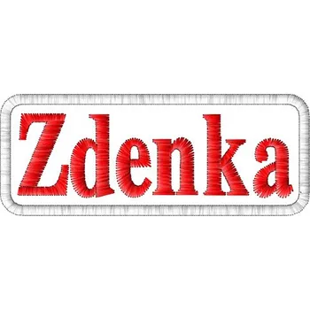 Nášivka Nášivka Zdenka nášivky ženských jmen, jmenovky